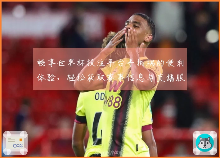 畅享世界杯投注平台手机端的便利体验，轻松获取赛事信息与直播服务